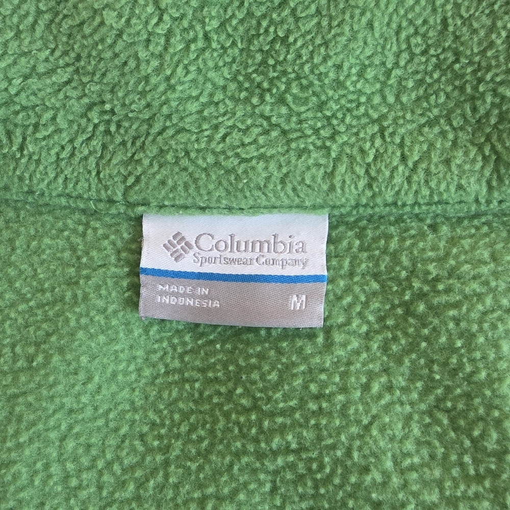 Columbia Vibrant Green Full-Zip Fleece Jacket - Picture 4 of 5